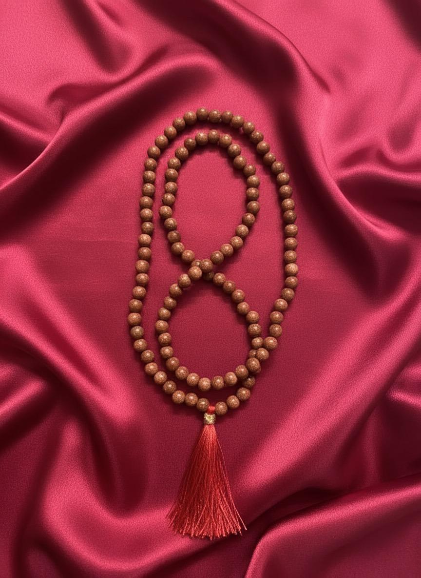 Evaarah - Energised✨ Golden Sandstone Mala – Spark of Joy, Ambition & Inner Light